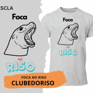T-SHIRT FOCA NO RISO
